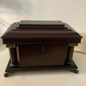 Bombay Neoclassical Wooden Jewelry Box
